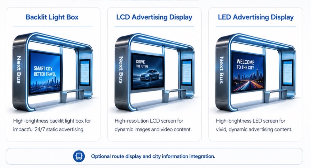 Custom Advertising Bus Shelter Автобусная остановка с индивидуальной рекламой