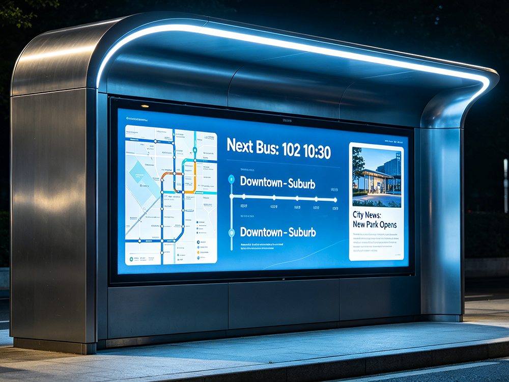 Advertising Bus Shelter