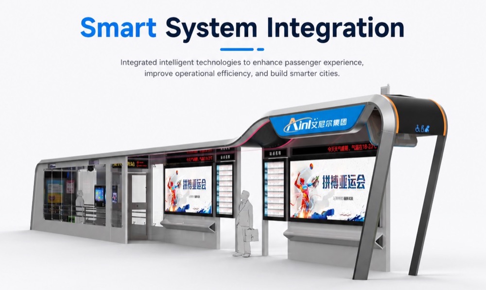 Smart System Bus Shelter Smart System Bus Shelter