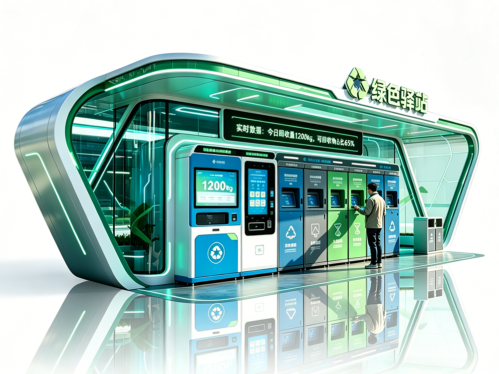 Smart Waste Bins And Waste Sorting Room Smart Waste Bins And Waste Sorting Room